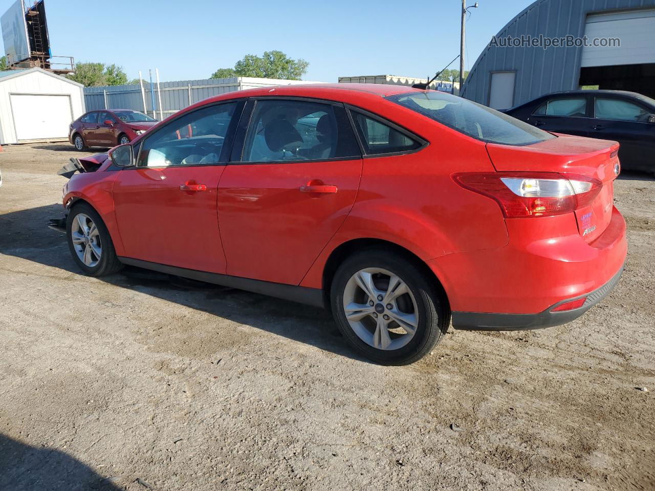 2013 Ford Focus Se Red vin: 1FADP3F26DL103585