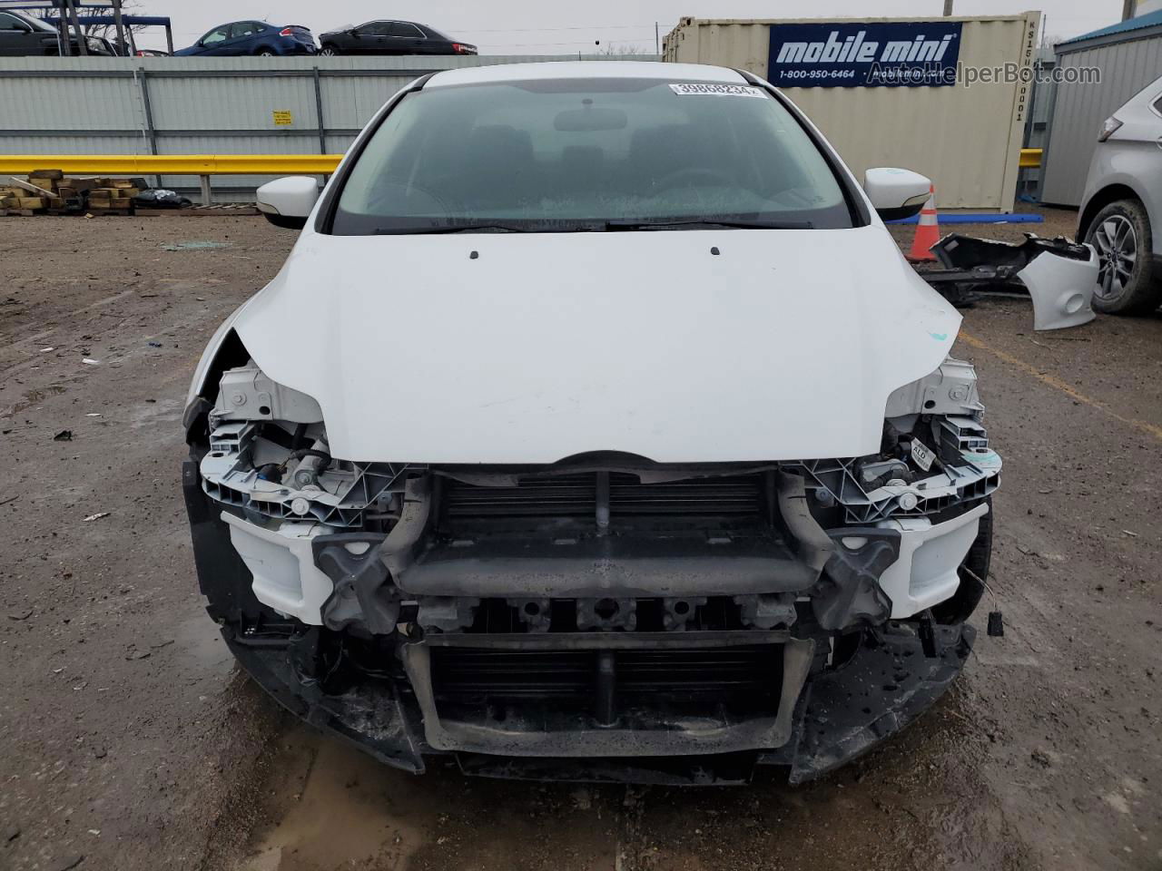 2013 Ford Focus Se White vin: 1FADP3F26DL107202