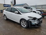 2013 Ford Focus Se White vin: 1FADP3F26DL107202