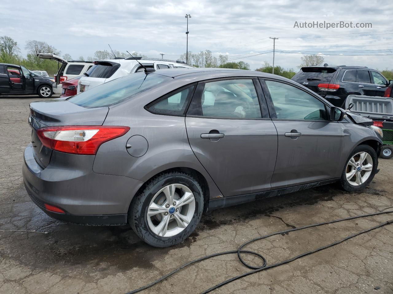 2013 Ford Focus Se Gray vin: 1FADP3F26DL141804