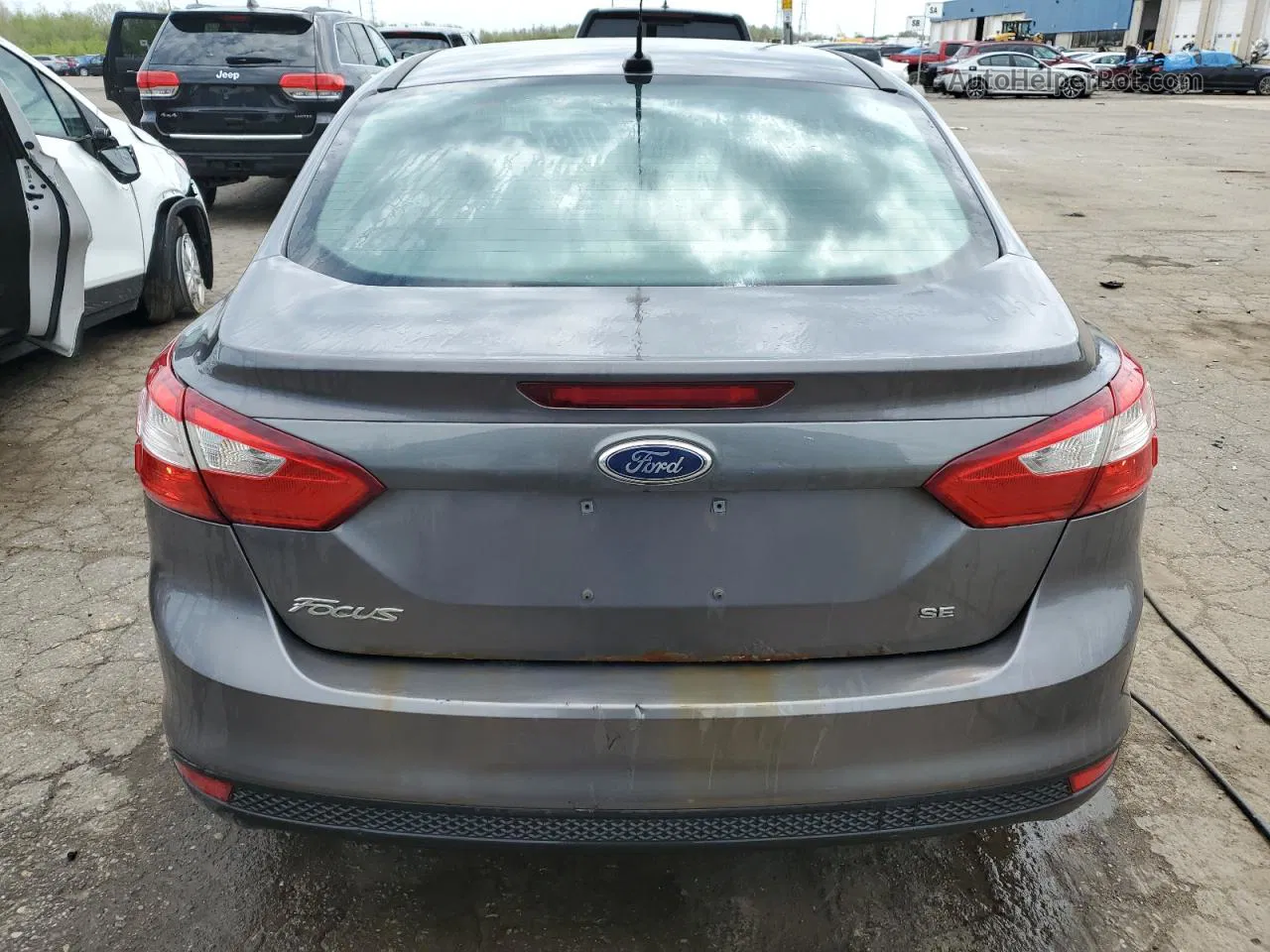 2013 Ford Focus Se Gray vin: 1FADP3F26DL141804