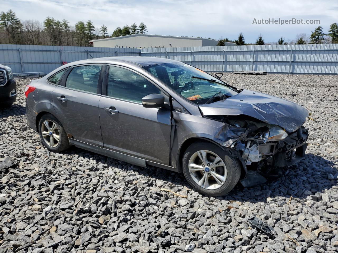 2013 Ford Focus Se Gray vin: 1FADP3F26DL193210