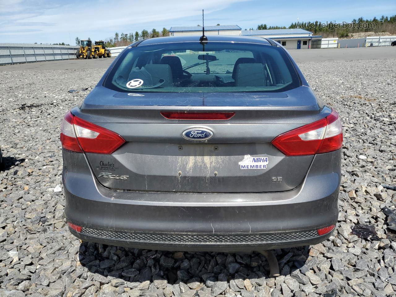 2013 Ford Focus Se Gray vin: 1FADP3F26DL193210