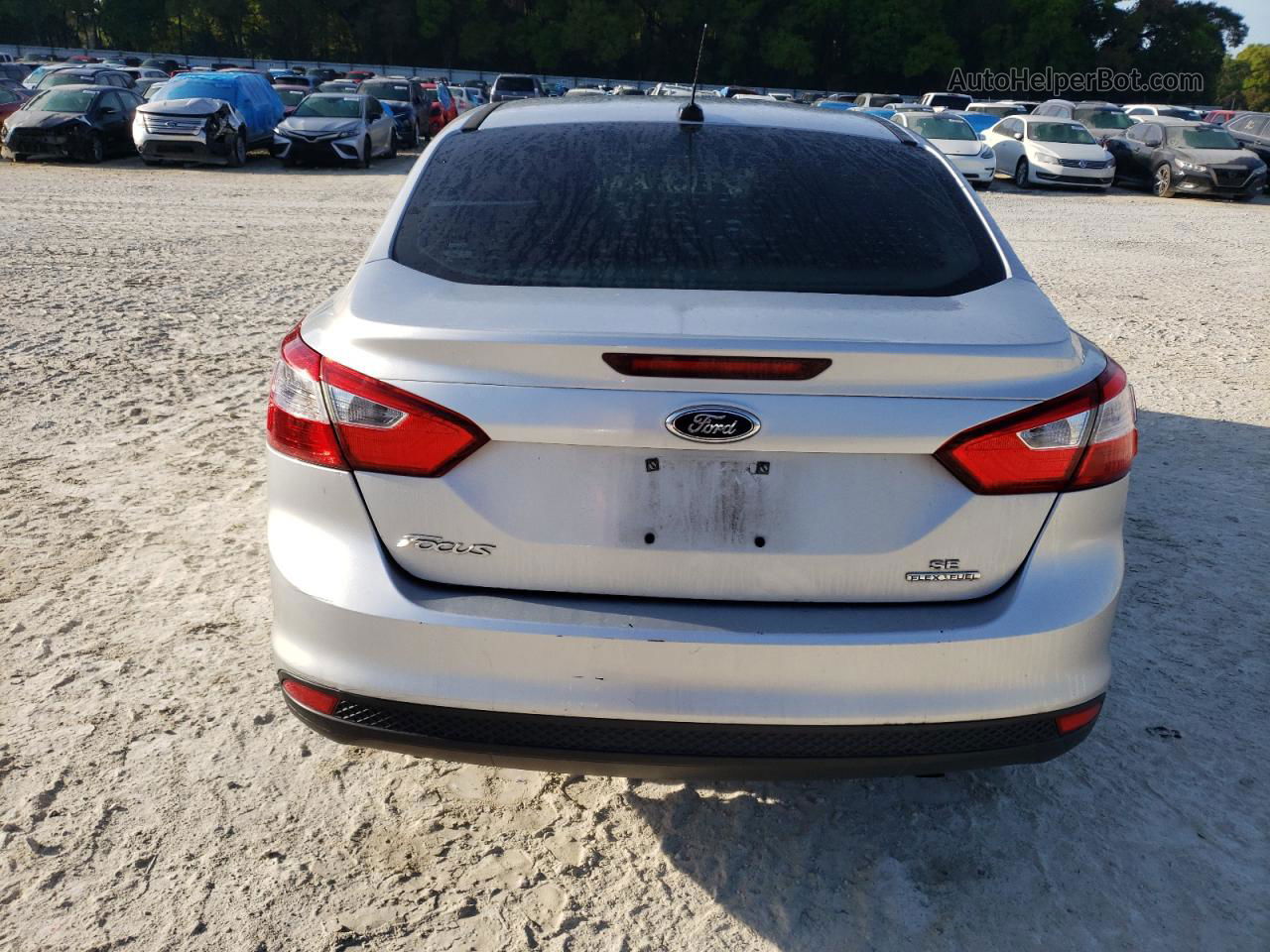 2013 Ford Focus Se Серебряный vin: 1FADP3F26DL207932