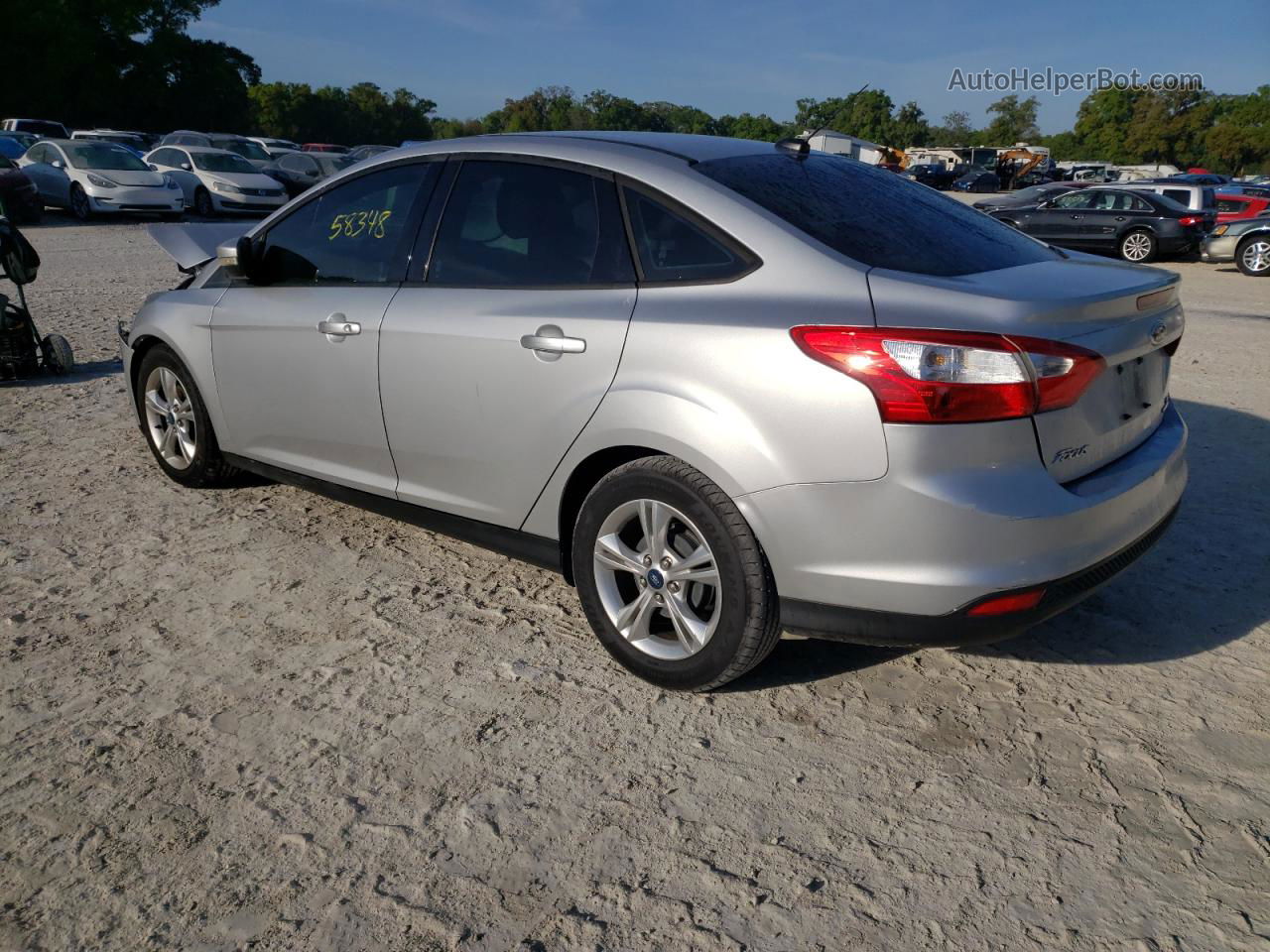 2013 Ford Focus Se Silver vin: 1FADP3F26DL207932