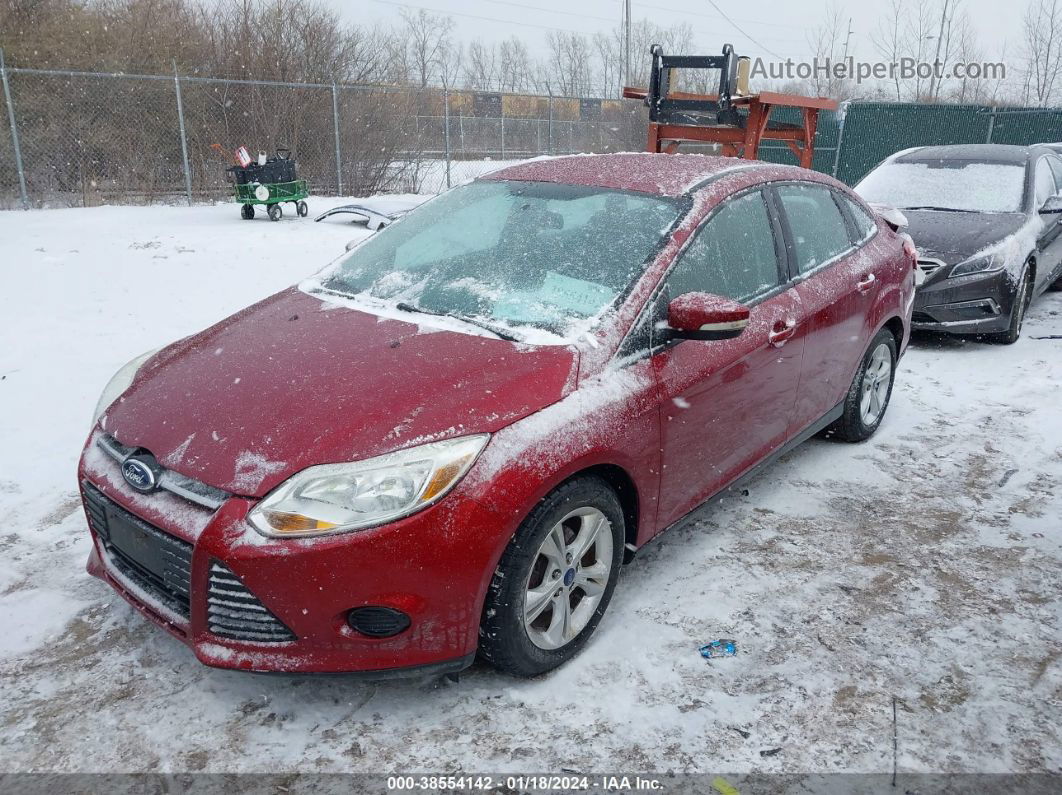 2013 Ford Focus Se Red vin: 1FADP3F26DL218767