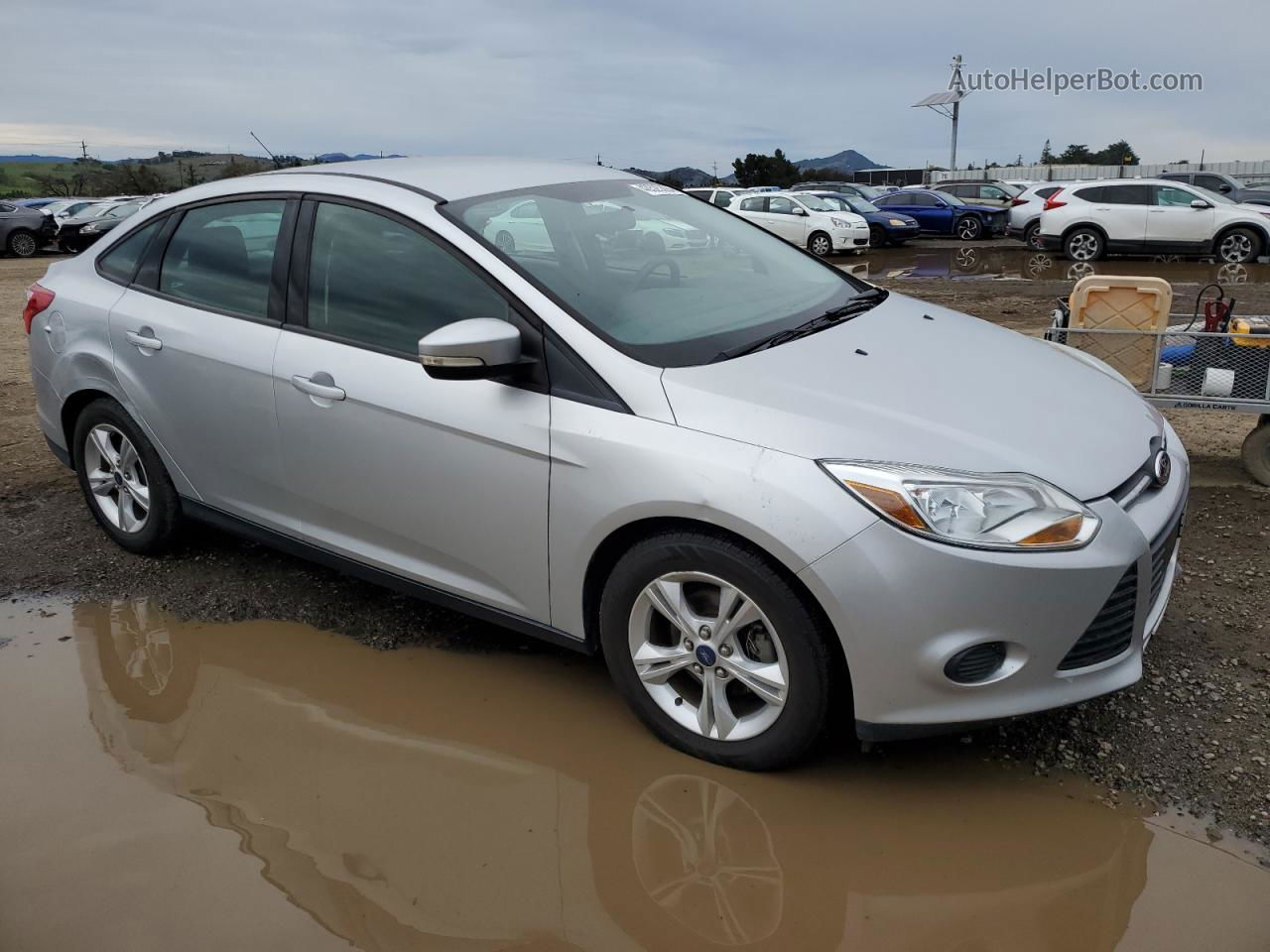 2013 Ford Focus Se Серебряный vin: 1FADP3F26DL227226