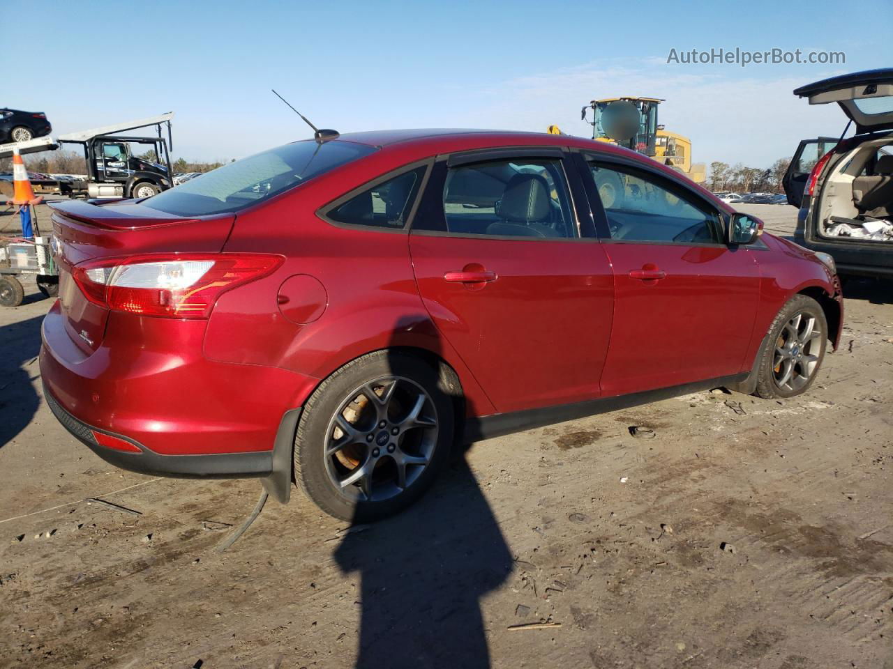 2013 Ford Focus Se Red vin: 1FADP3F26DL231647