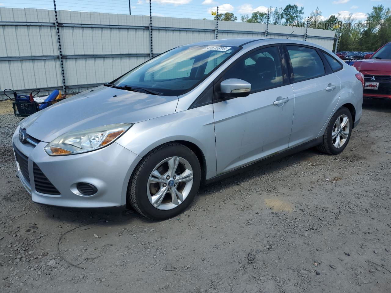 2013 Ford Focus Se Silver vin: 1FADP3F26DL259478