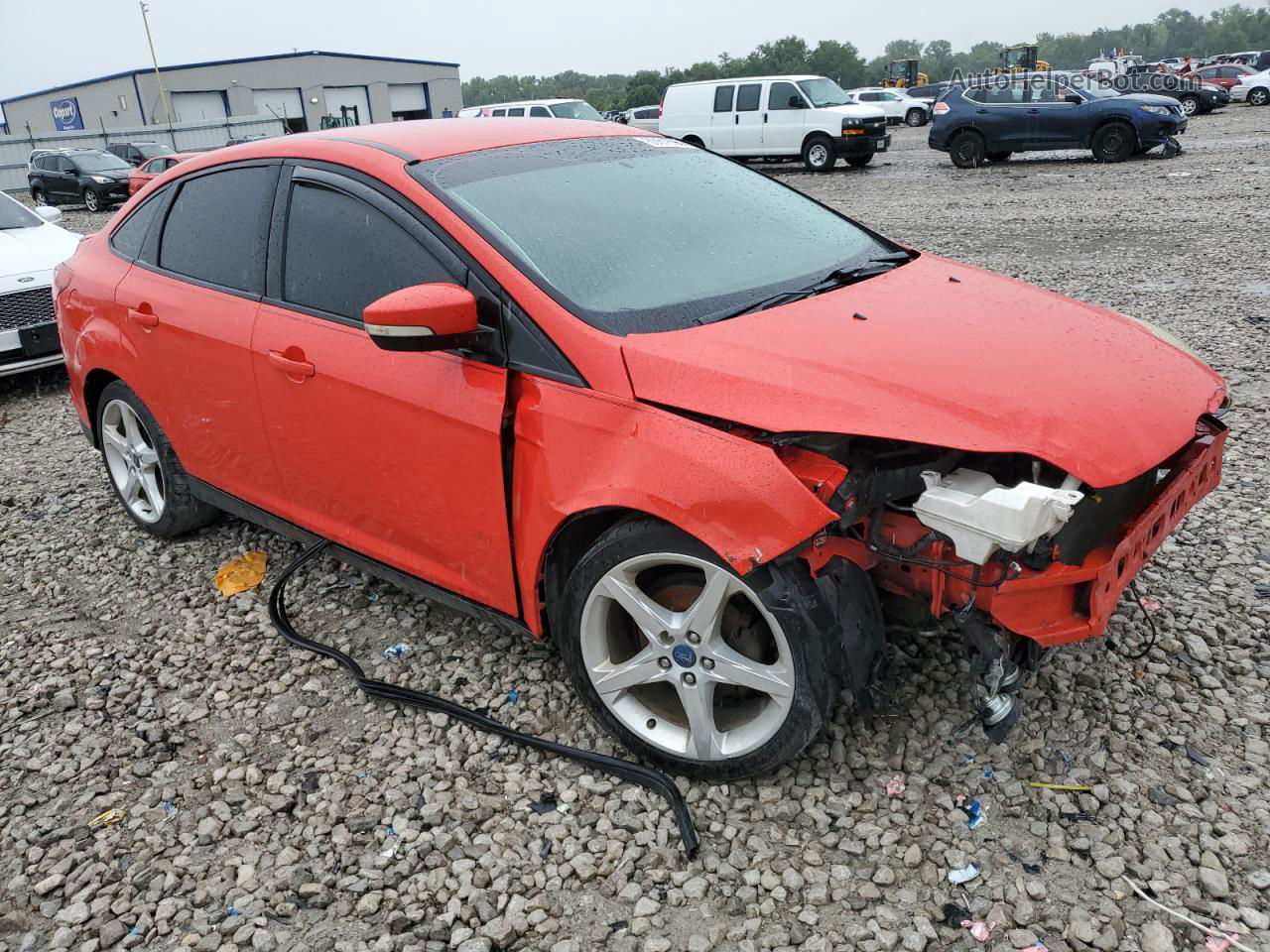 2013 Ford Focus Se Red vin: 1FADP3F26DL296000