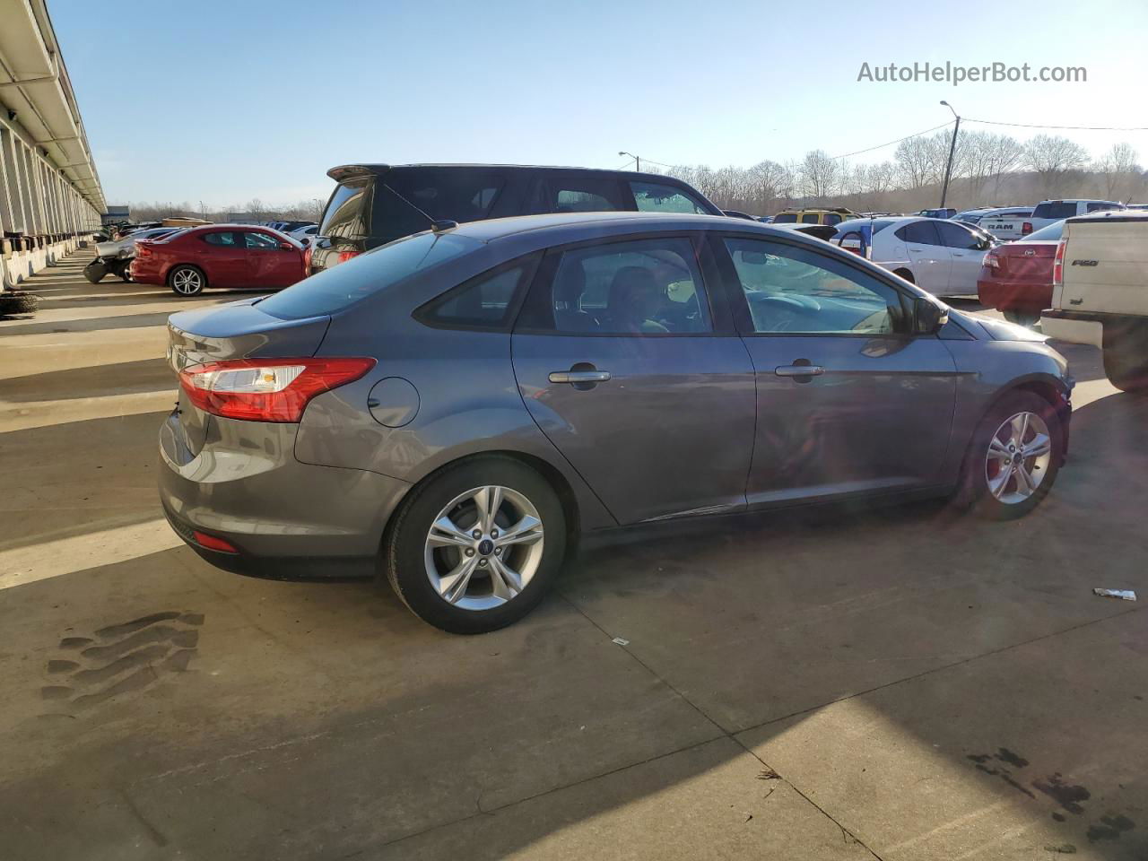 2013 Ford Focus Se Gray vin: 1FADP3F26DL307349