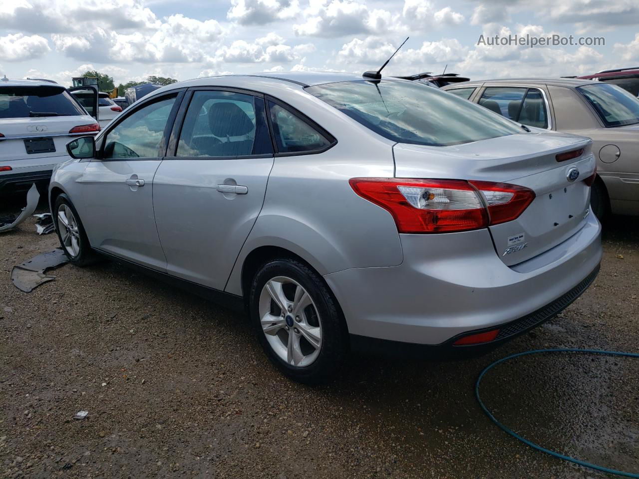 2013 Ford Focus Se Silver vin: 1FADP3F26DL313328