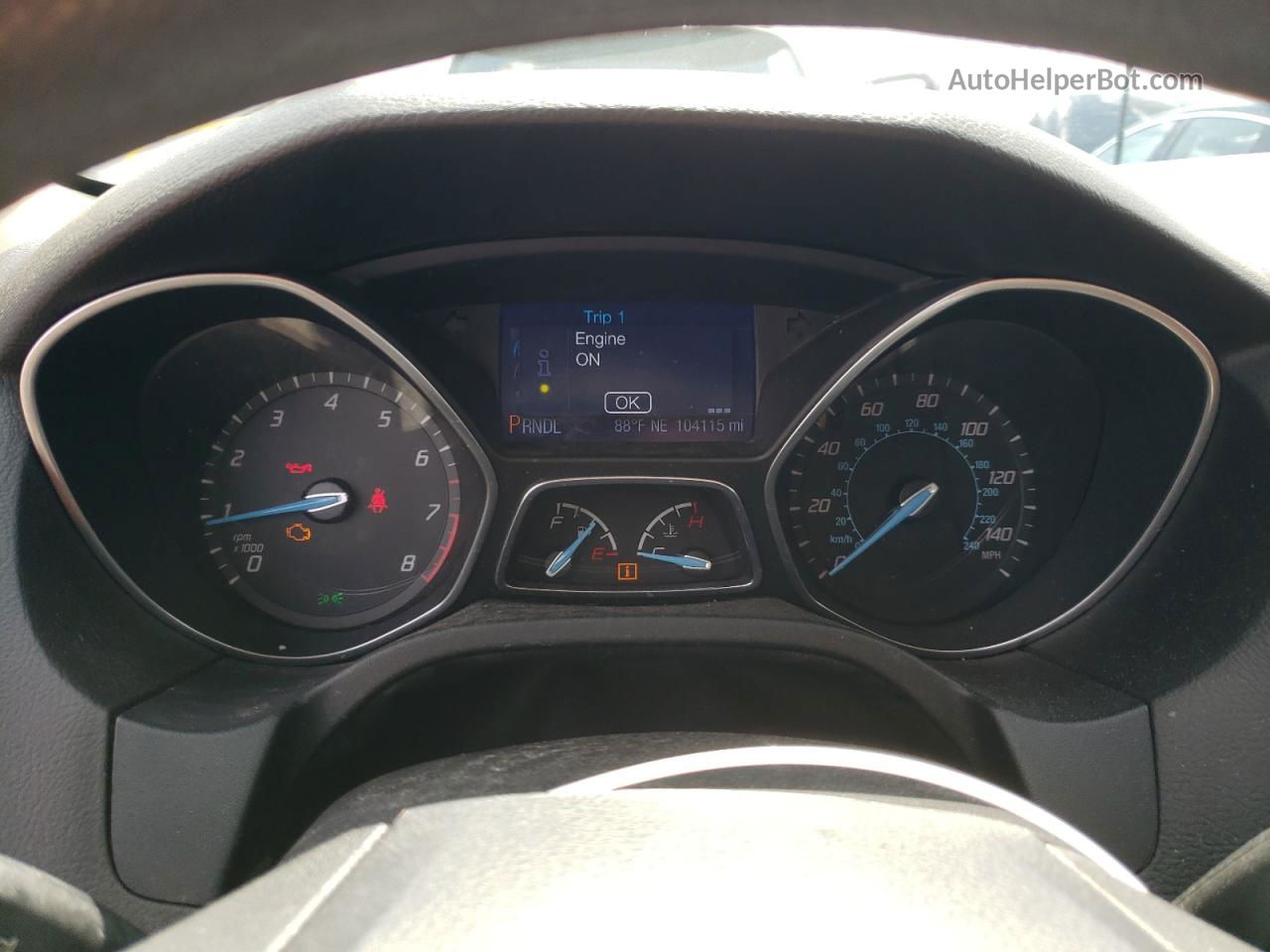 2013 Ford Focus Se Silver vin: 1FADP3F26DL313328