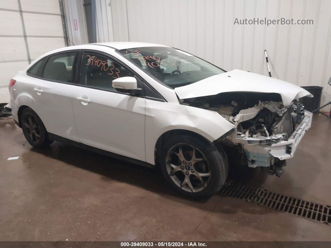 2013 Ford Focus Se Белый vin: 1FADP3F26DL320134