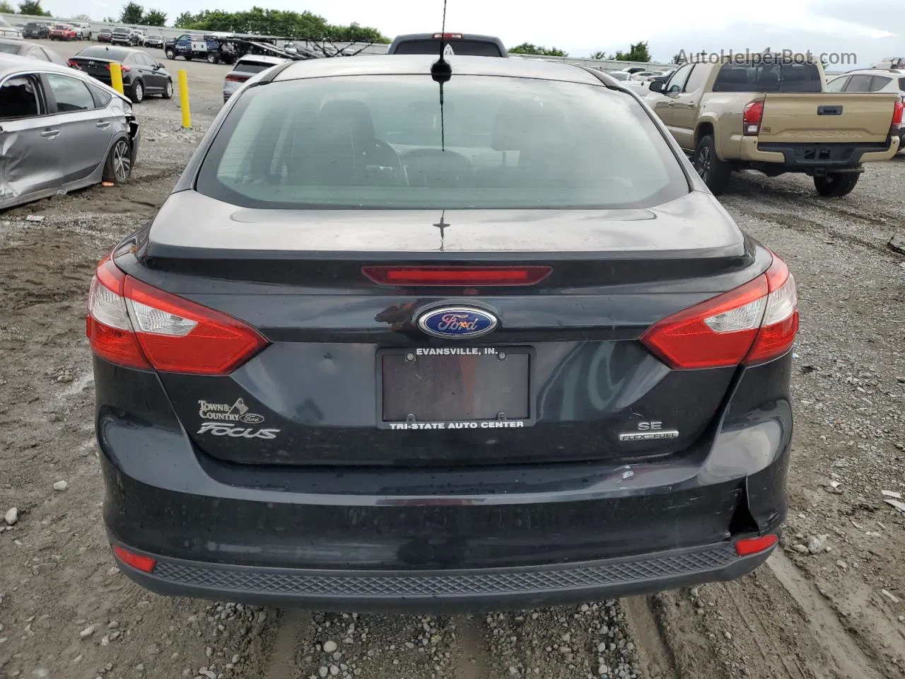 2013 Ford Focus Se Blue vin: 1FADP3F26DL333322