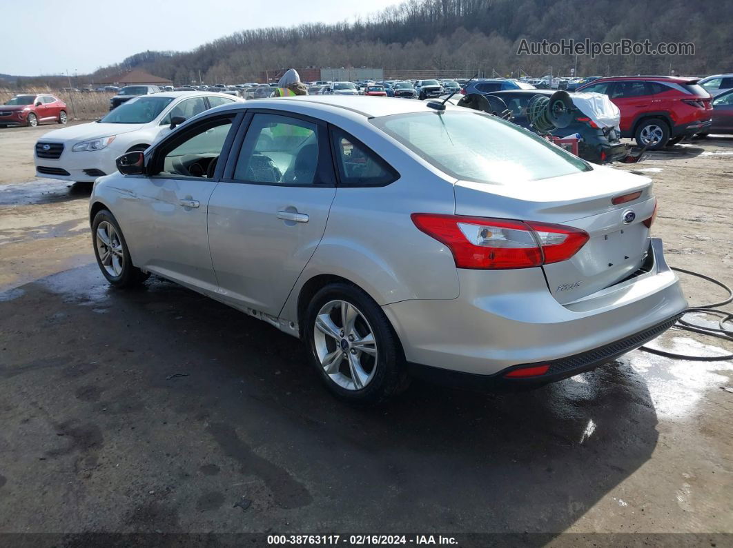 2013 Ford Focus Se Silver vin: 1FADP3F26DL336236