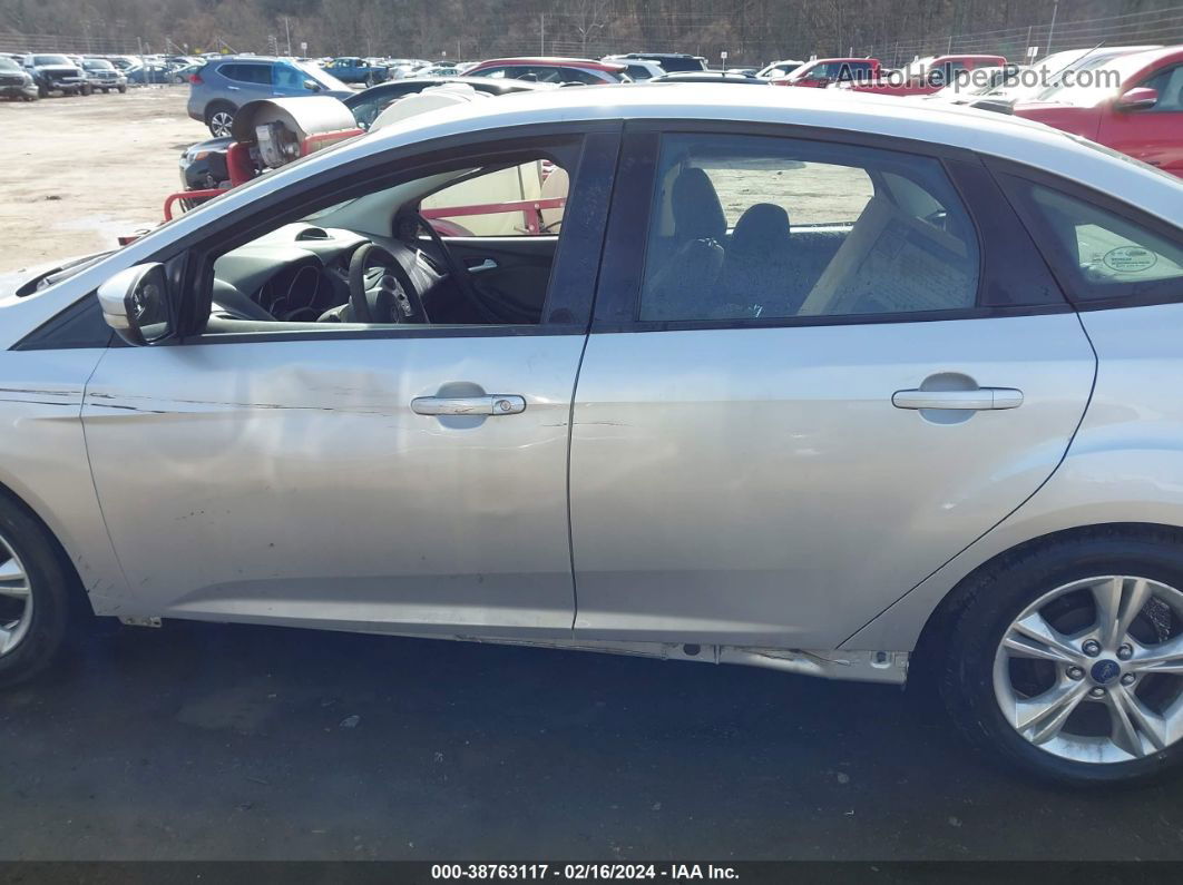 2013 Ford Focus Se Silver vin: 1FADP3F26DL336236