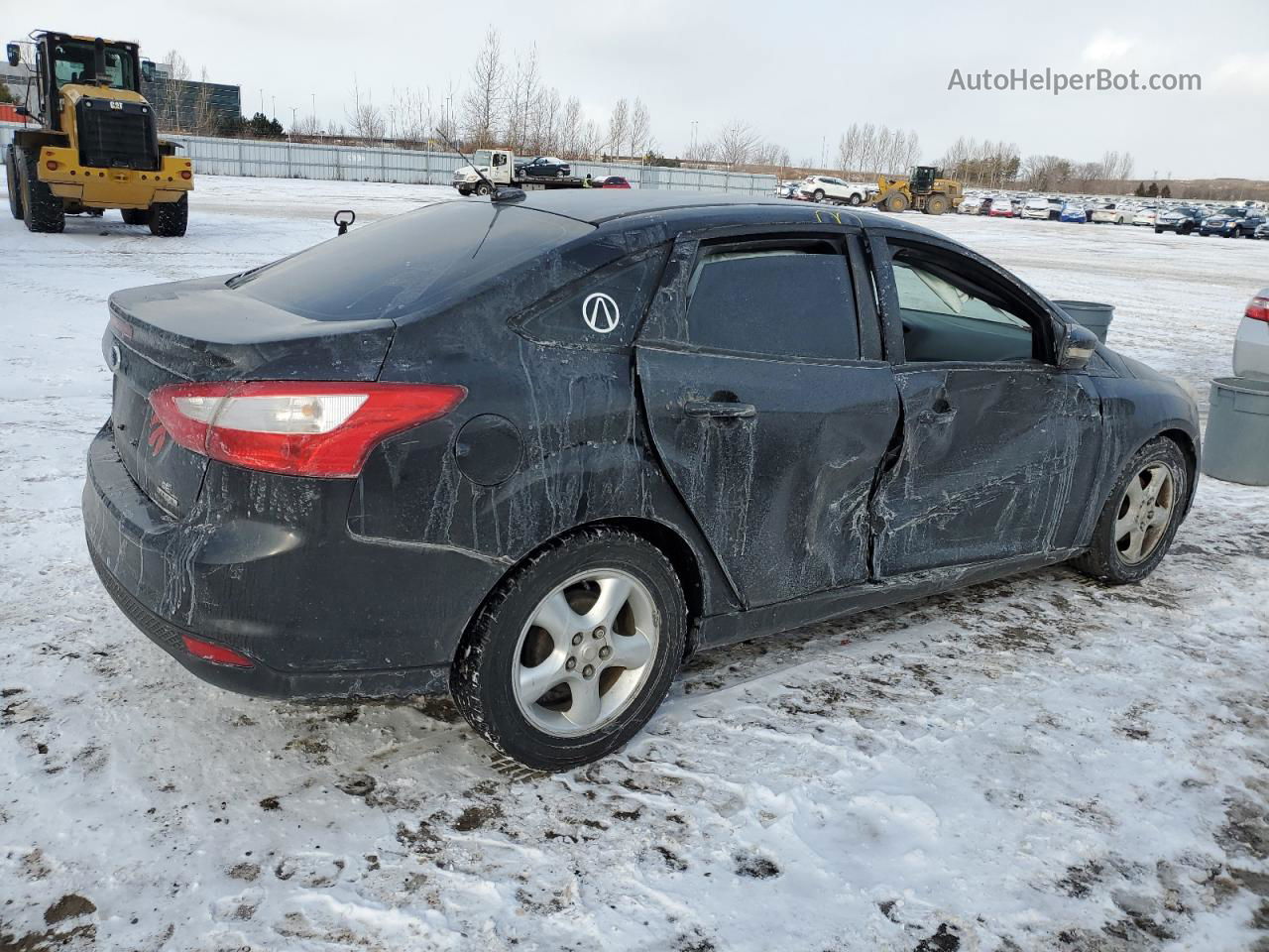 2014 Ford Focus Se Черный vin: 1FADP3F26EL133901