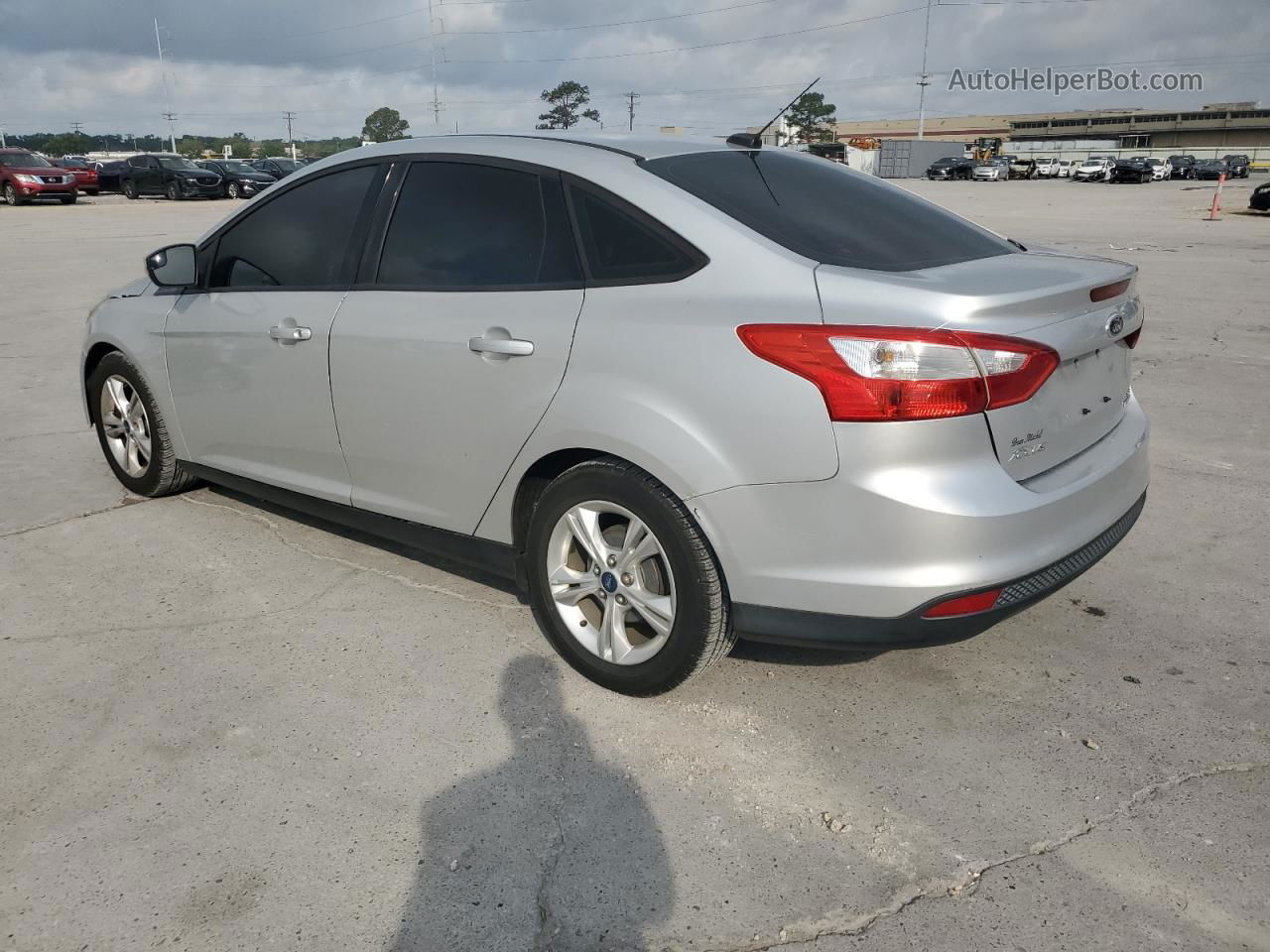 2014 Ford Focus Se Silver vin: 1FADP3F26EL165635