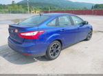 2014 Ford Focus Se Синий vin: 1FADP3F26EL222979