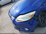 2014 Ford Focus Se Синий vin: 1FADP3F26EL222979