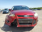 2014 Ford Focus Se Red vin: 1FADP3F26EL227910