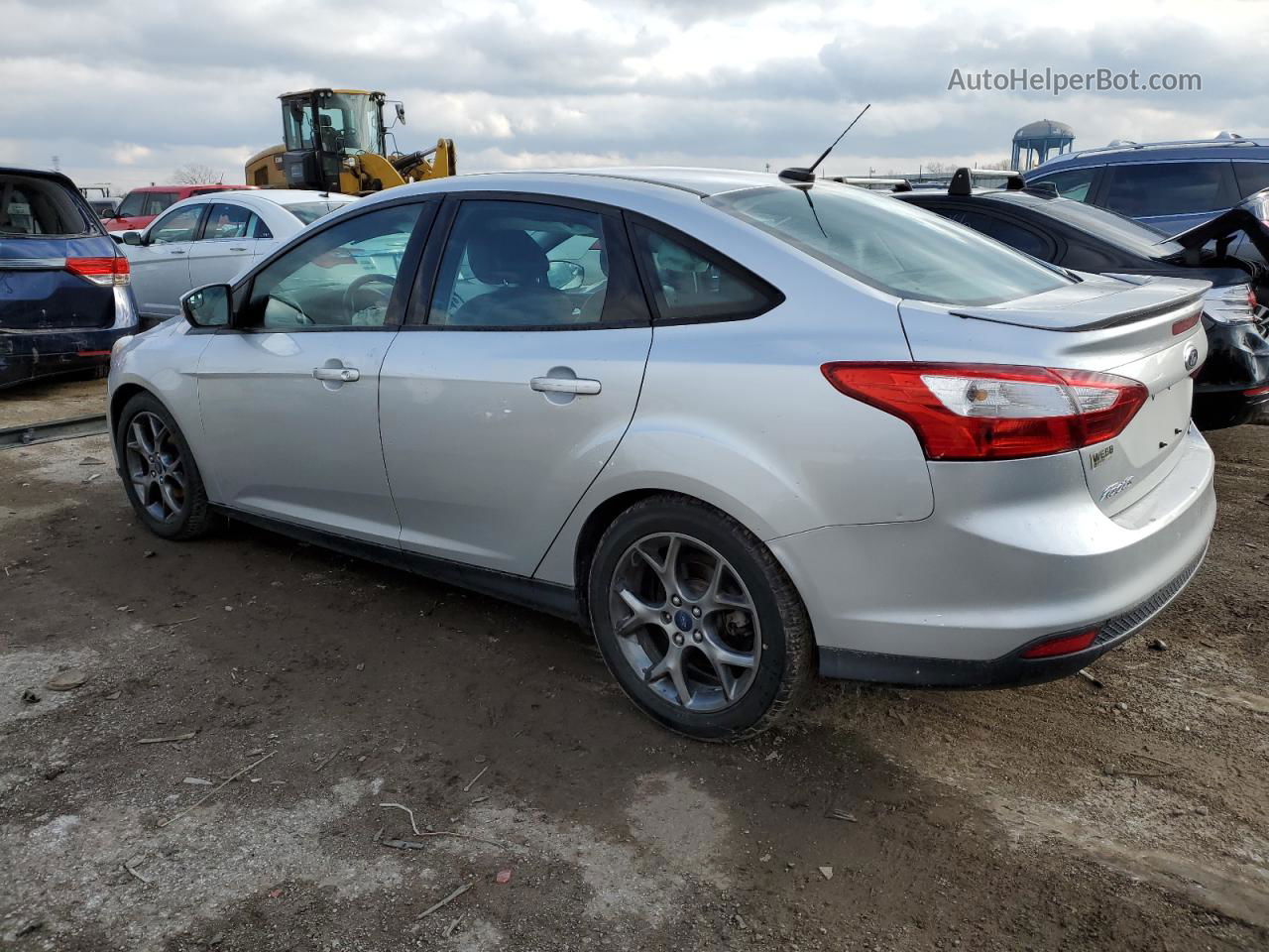 2014 Ford Focus Se Серебряный vin: 1FADP3F26EL235750