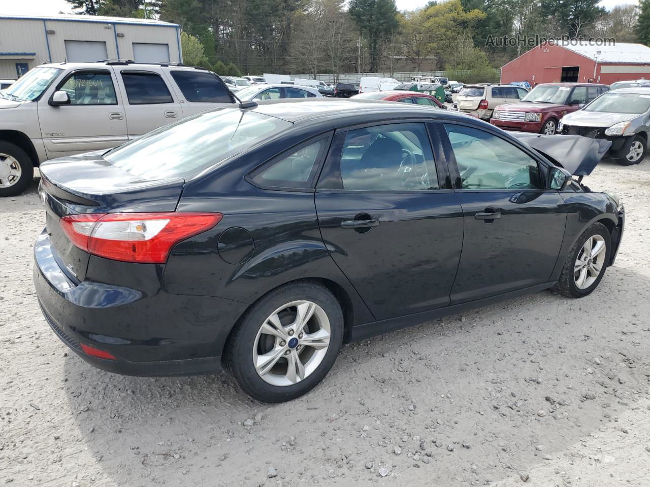 2014 Ford Focus Se Black vin: 1FADP3F26EL240110