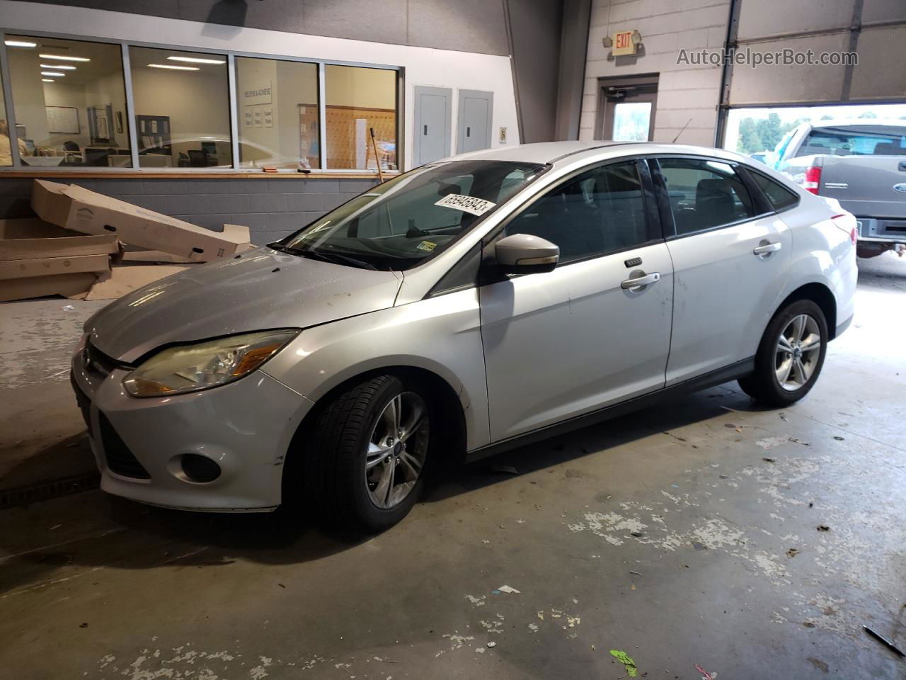 2014 Ford Focus Se Silver vin: 1FADP3F26EL292238