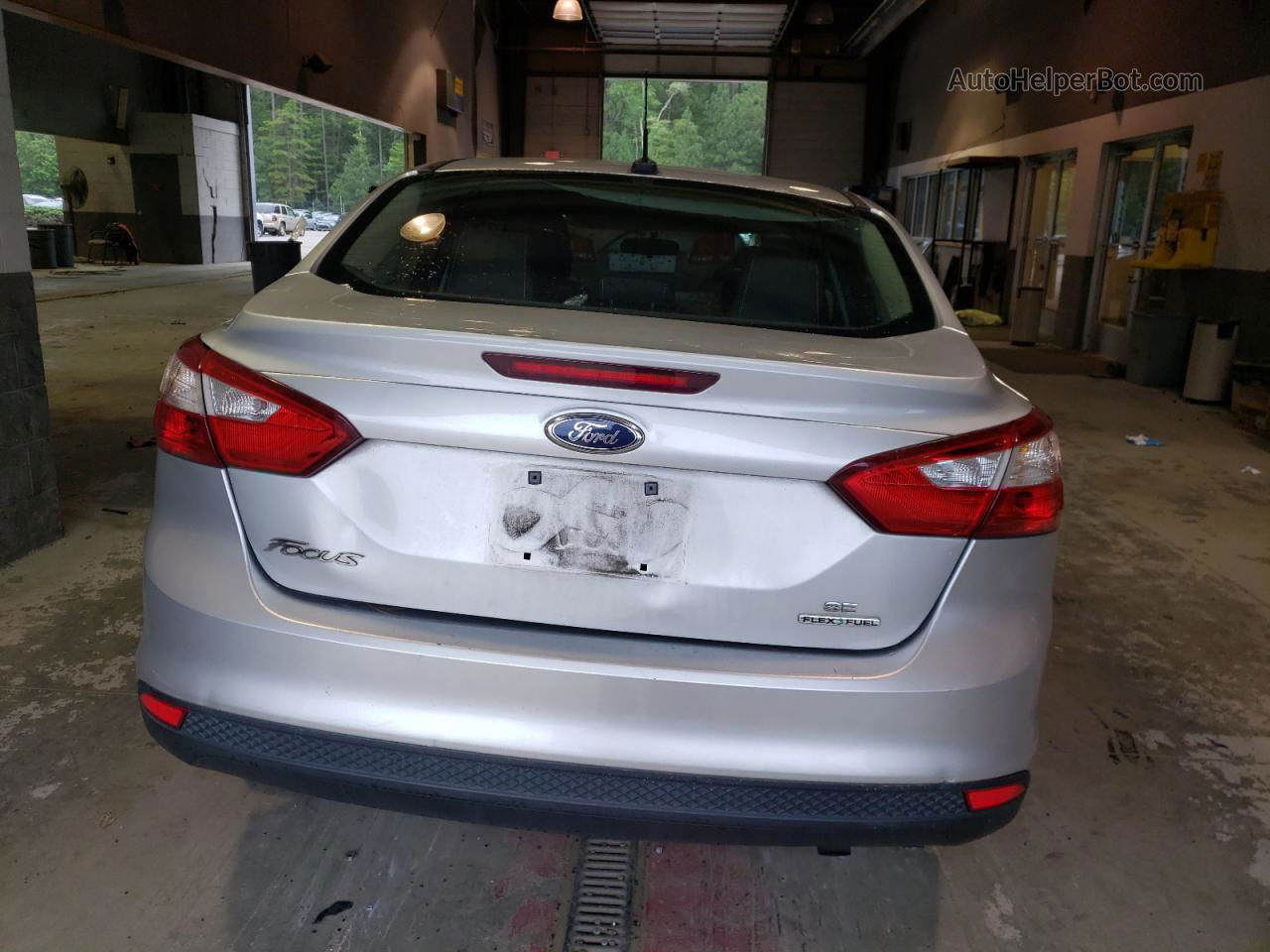 2014 Ford Focus Se Silver vin: 1FADP3F26EL292238