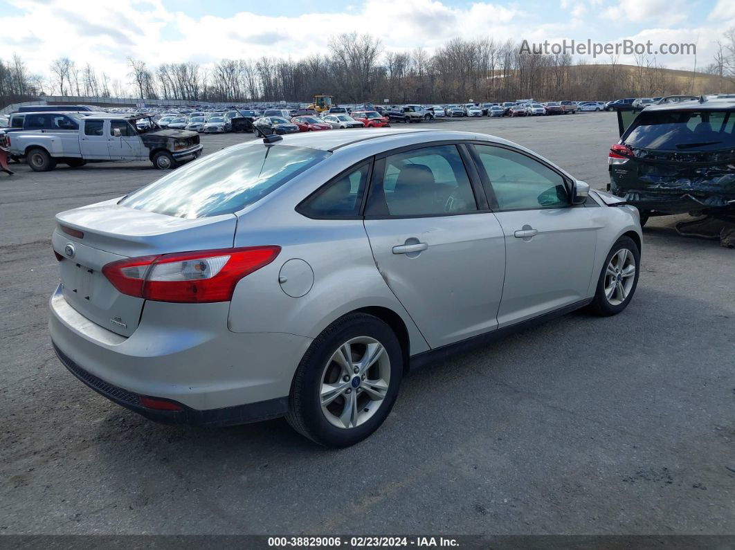 2014 Ford Focus Se Silver vin: 1FADP3F26EL310785