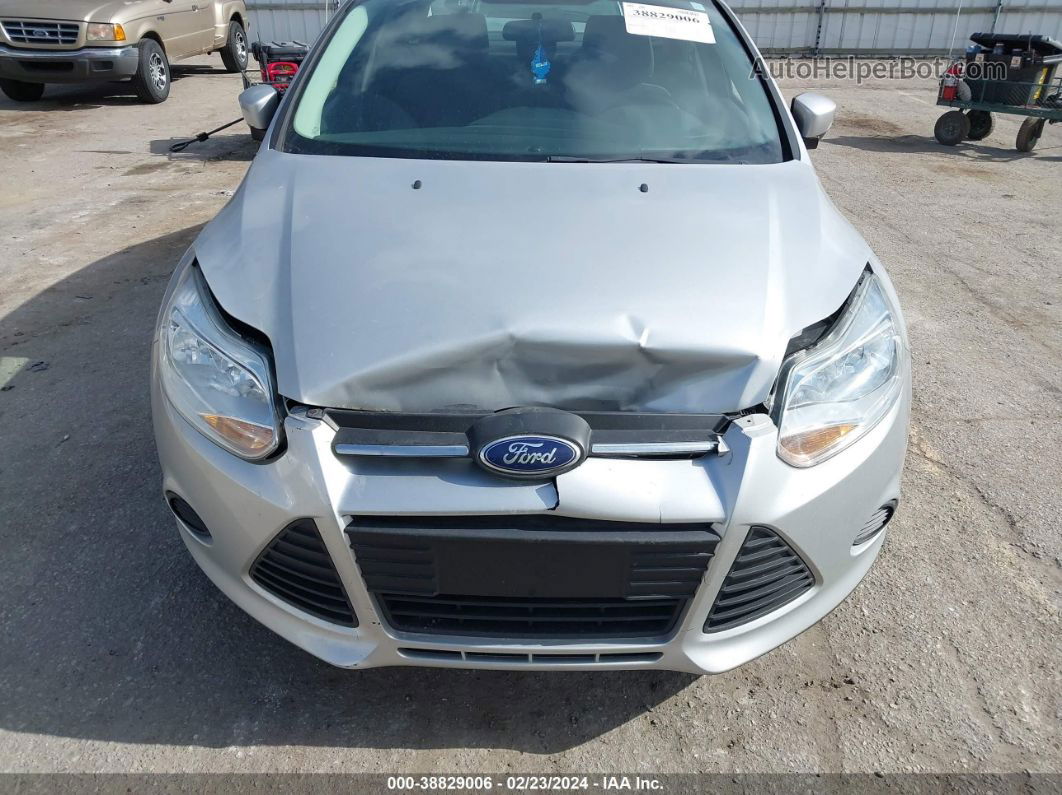 2014 Ford Focus Se Silver vin: 1FADP3F26EL310785