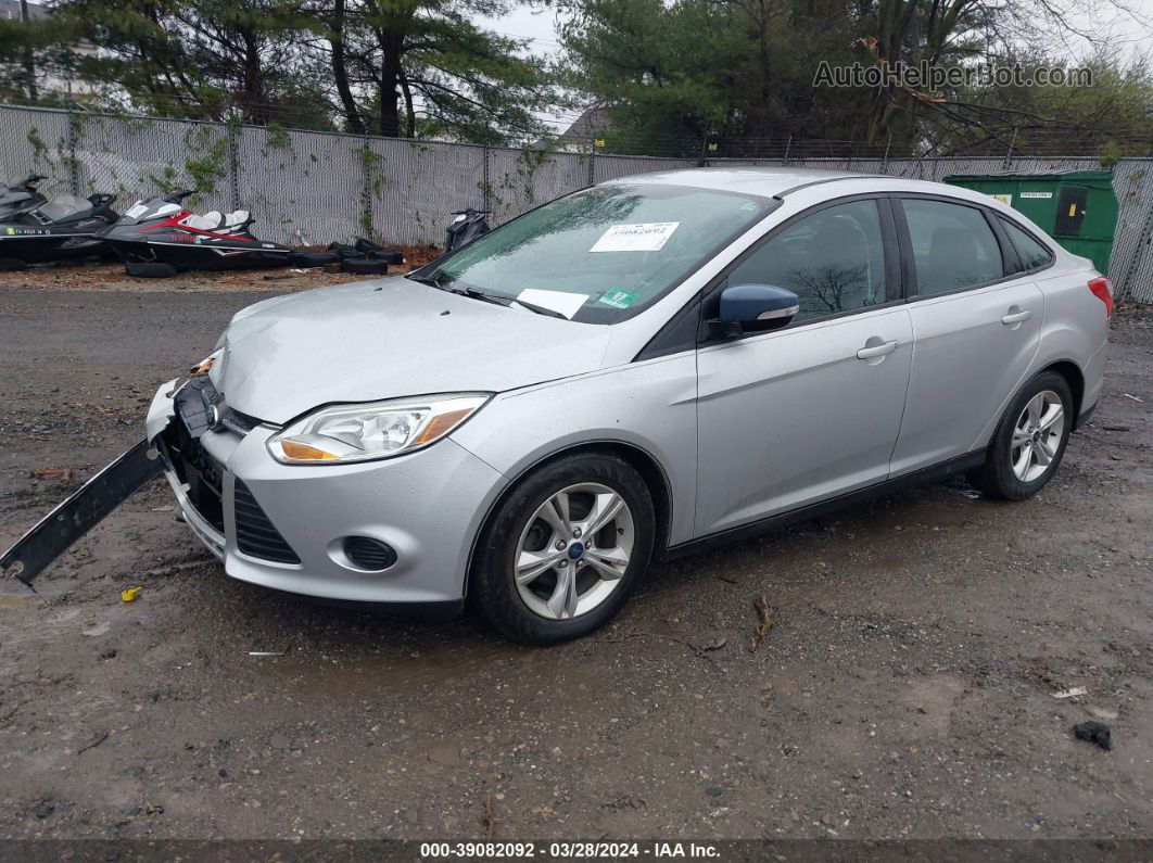 2014 Ford Focus Se Silver vin: 1FADP3F26EL344029