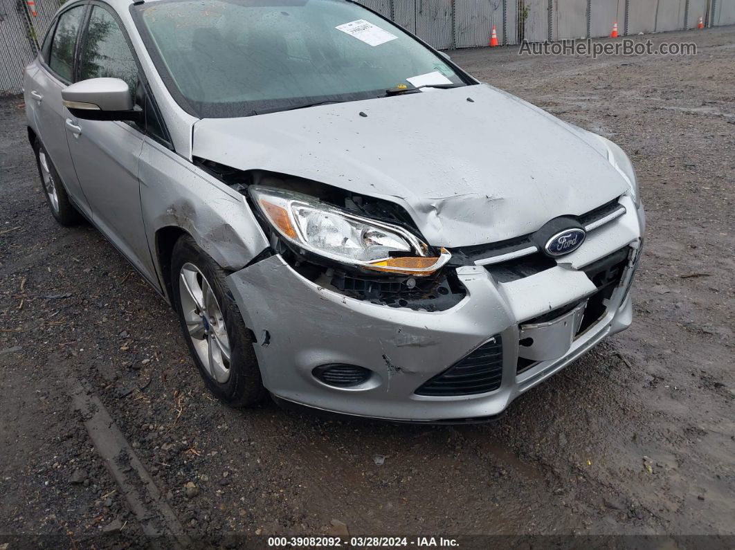 2014 Ford Focus Se Silver vin: 1FADP3F26EL344029