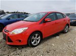 2014 Ford Focus Se Red vin: 1FADP3F26EL455440