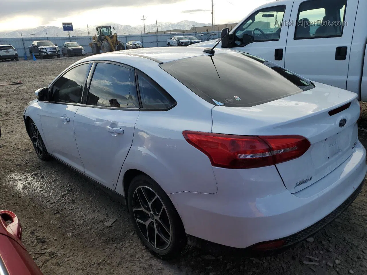 2015 Ford Focus Se White vin: 1FADP3F26FL206363