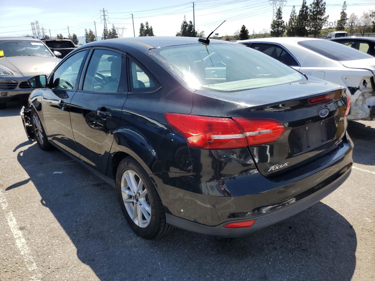 2015 Ford Focus Se Black vin: 1FADP3F26FL343450