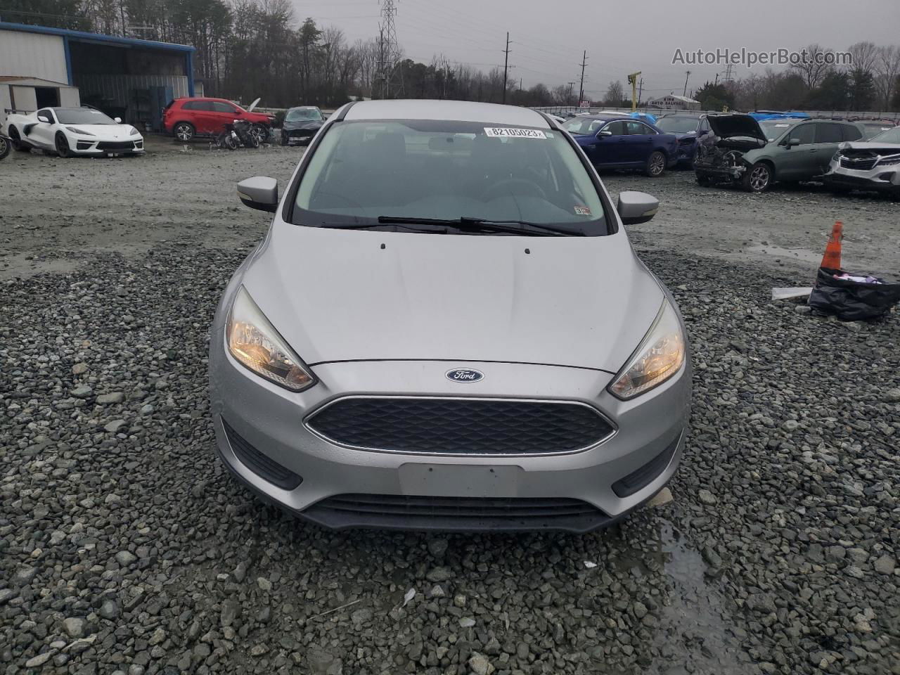 2015 Ford Focus Se Silver vin: 1FADP3F26FL376335