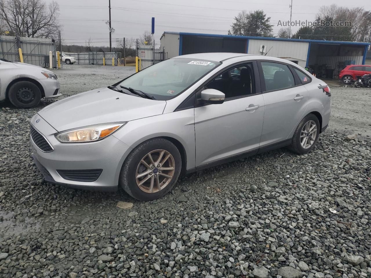 2015 Ford Focus Se Silver vin: 1FADP3F26FL376335