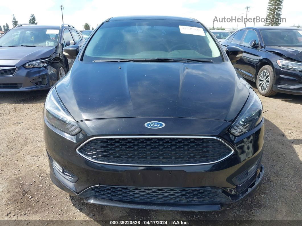 2016 Ford Focus Se Черный vin: 1FADP3F26GL388146