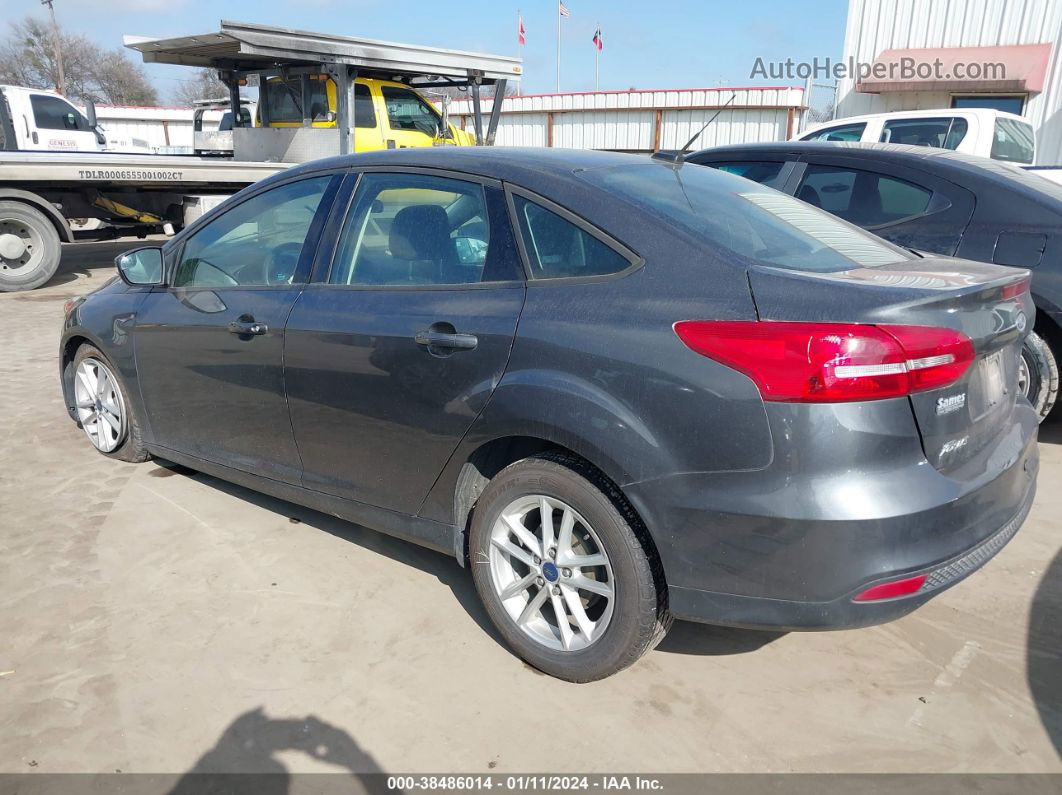 2017 Ford Focus Se Gray vin: 1FADP3F26HL214319