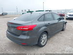 2017 Ford Focus Se Gray vin: 1FADP3F26HL235512