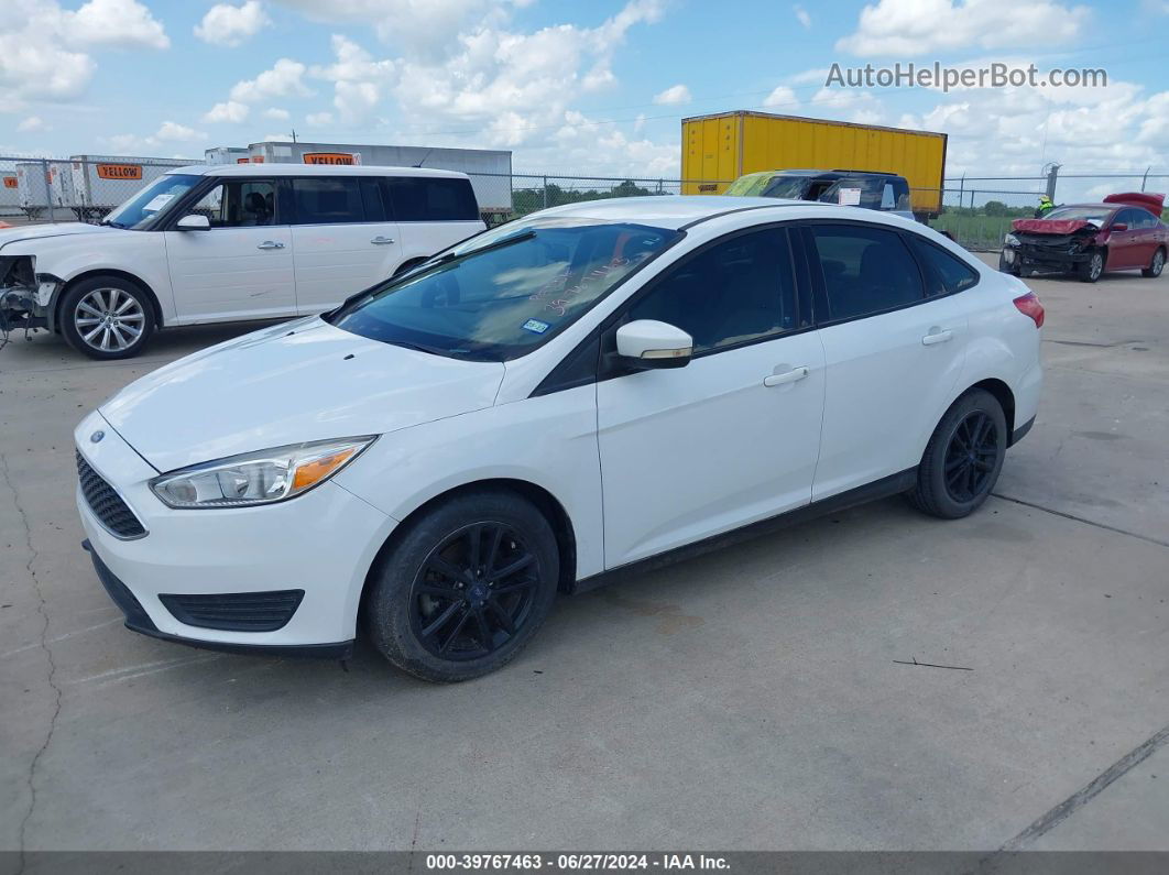 2017 Ford Focus Se White vin: 1FADP3F26HL285875