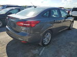 2018 Ford Focus Se Gray vin: 1FADP3F26JL204556