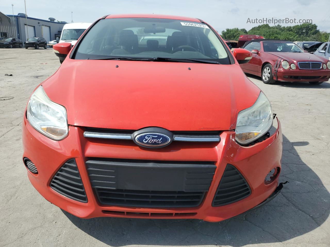 2013 Ford Focus Se Red vin: 1FADP3F27DL111775