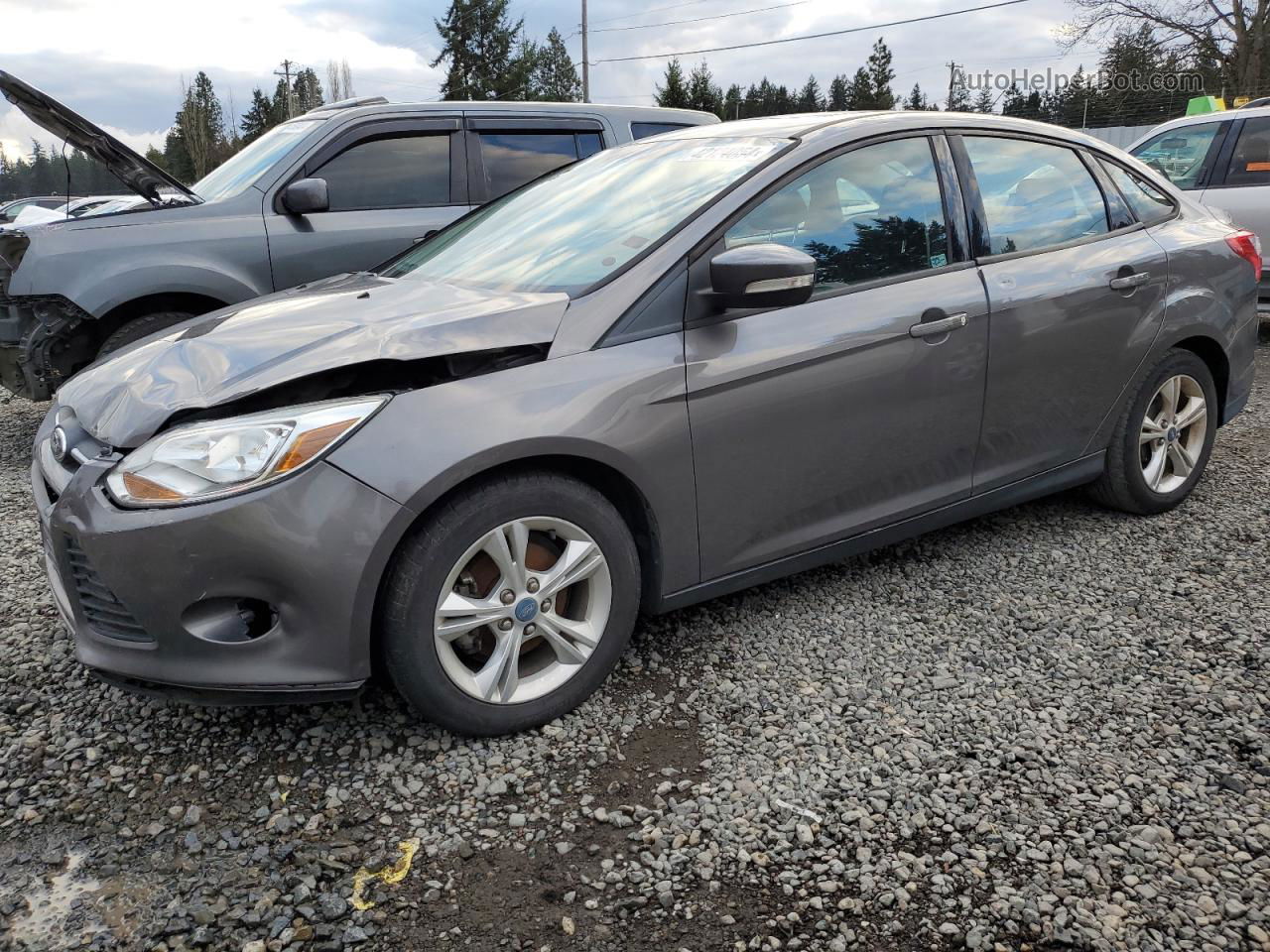 2013 Ford Focus Se Серый vin: 1FADP3F27DL124509