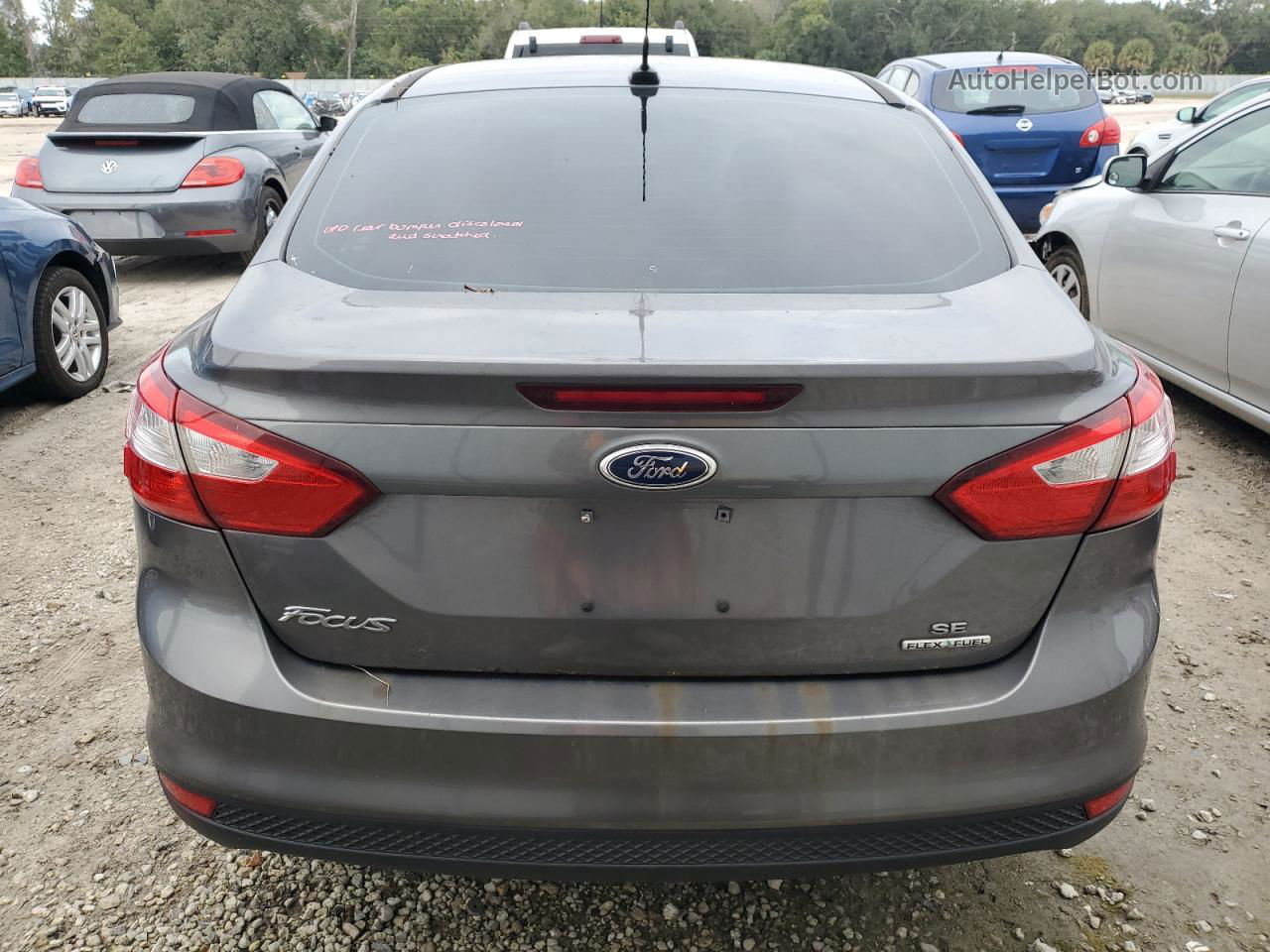 2013 Ford Focus Se Gray vin: 1FADP3F27DL142945