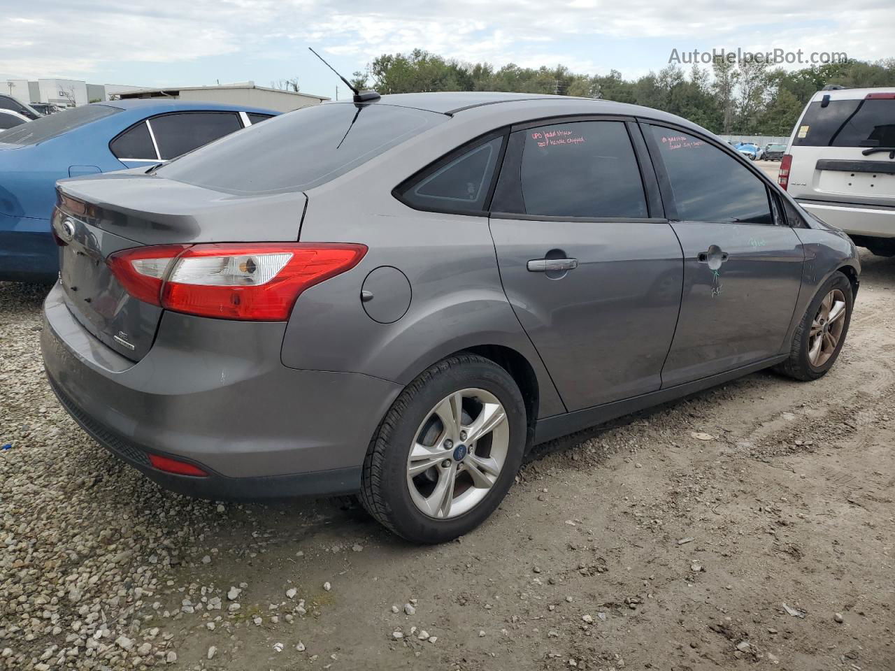 2013 Ford Focus Se Gray vin: 1FADP3F27DL142945