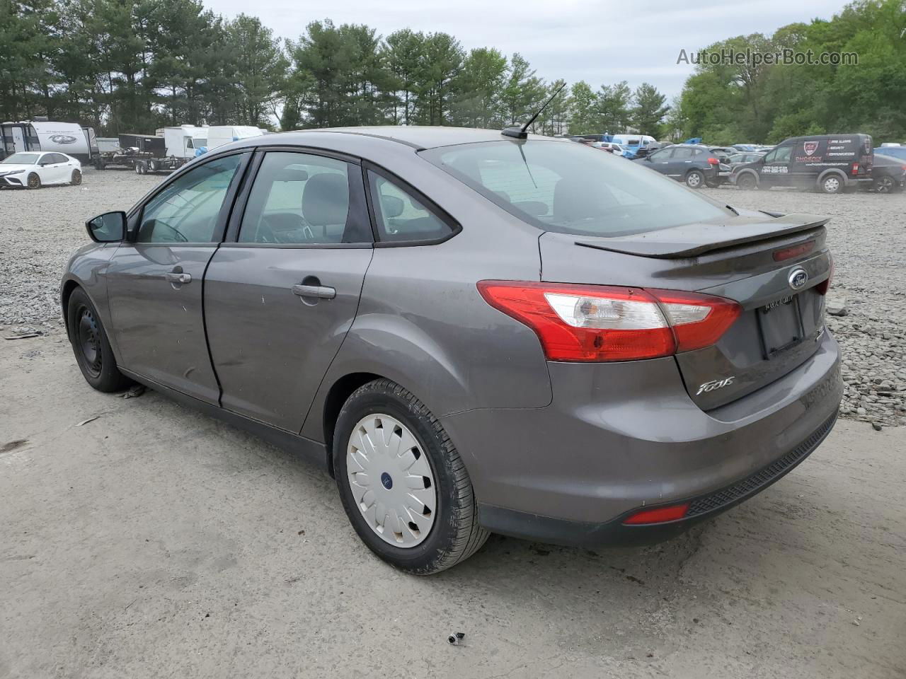 2013 Ford Focus Se Gray vin: 1FADP3F27DL148633