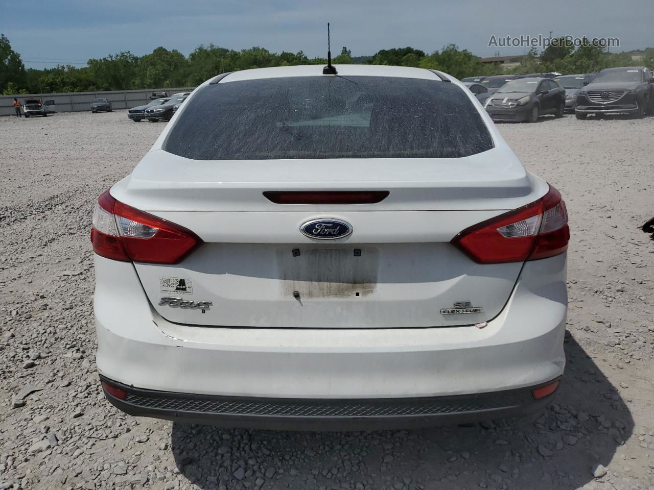 2013 Ford Focus Se White vin: 1FADP3F27DL253026